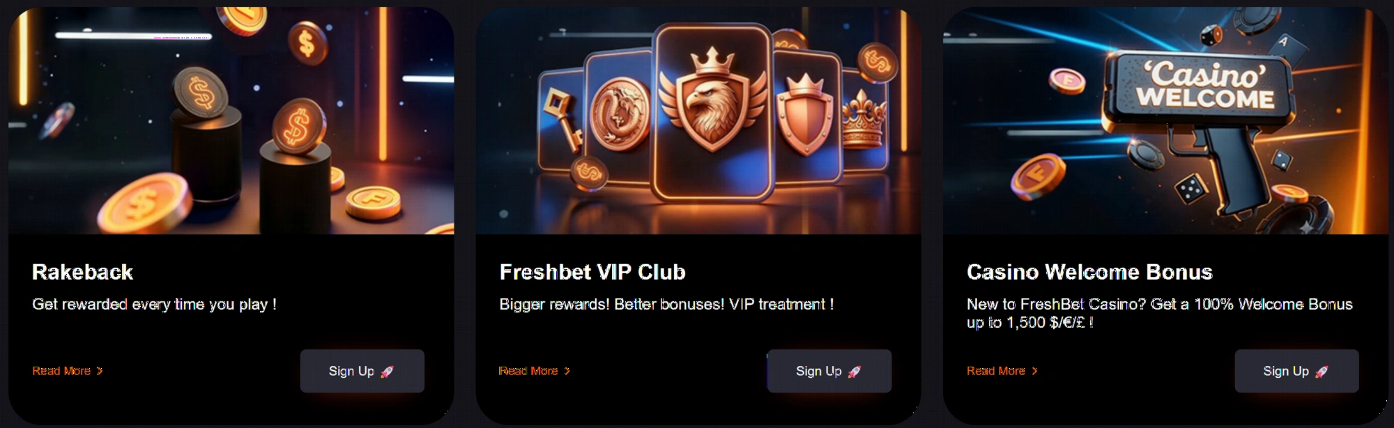 FreshBet Casino bonuses and promotions overview